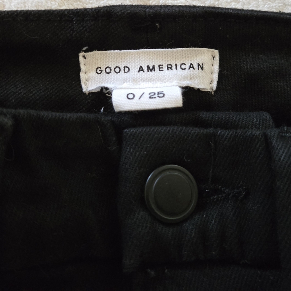 Good American Classic Black Denim